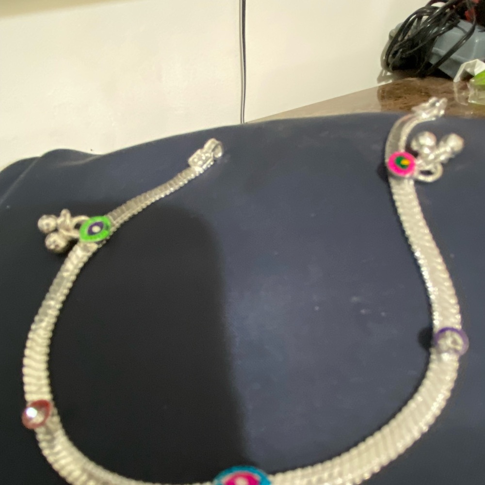 COPY - Evil eye Silver Anklets  brand new